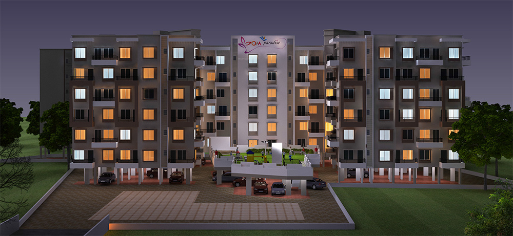  om paradise b and c wing Elevation