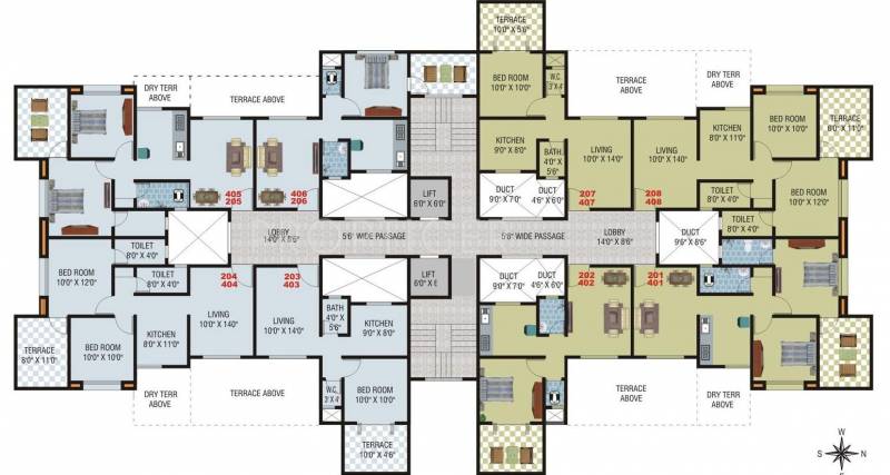  unnati-privilege Single Tower Cluster Plan