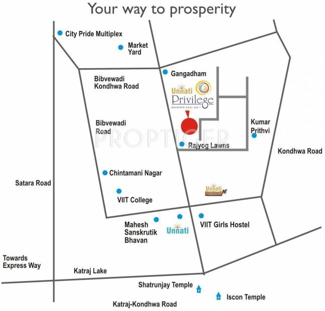  unnati-privilege Images for Location Plan of Ram Unnati Privilege