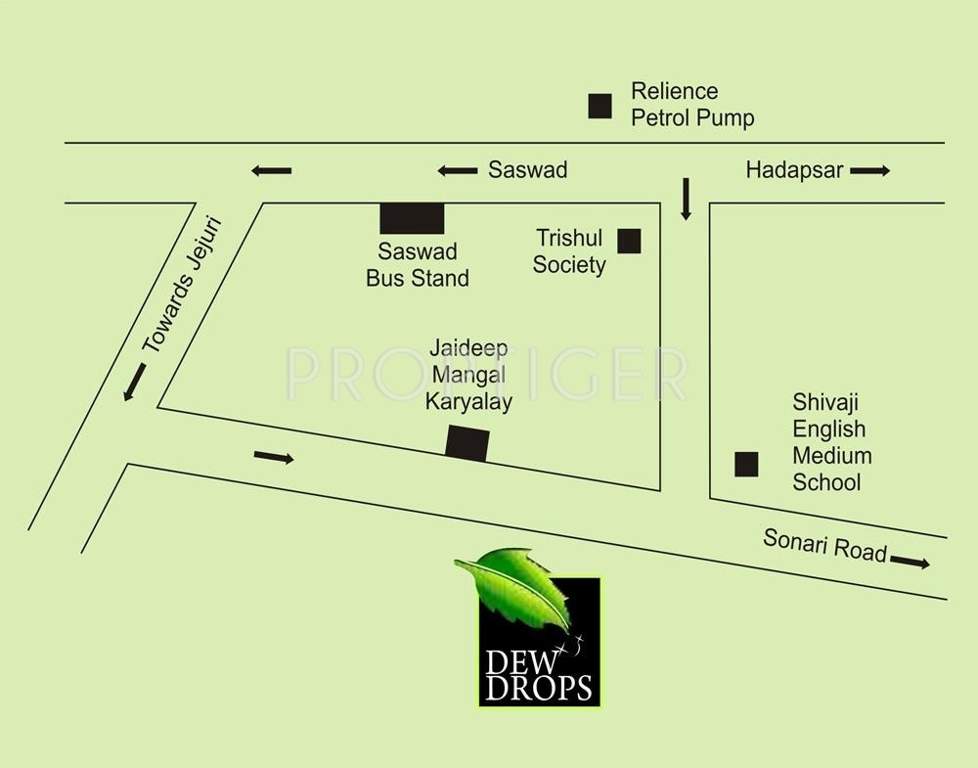 dew drops Images for Location Plan of Ram Dew Drops