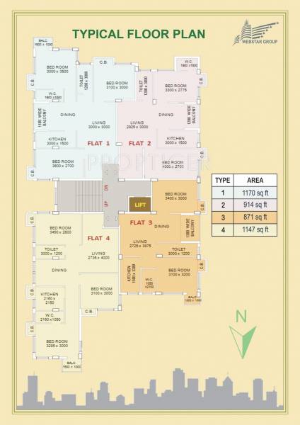 Images for Cluster Plan of Webstar Industries Pvt Ltd Webstar Bluebell