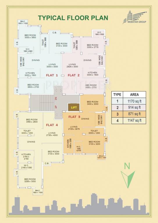 Images for Cluster Plan of Webstar Industries Pvt Ltd Webstar Bluebell