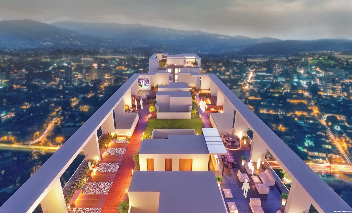 tej elevia building a b Terrace Garden