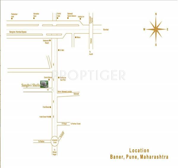  shells Images for Location Plan of Sanghvi Shells