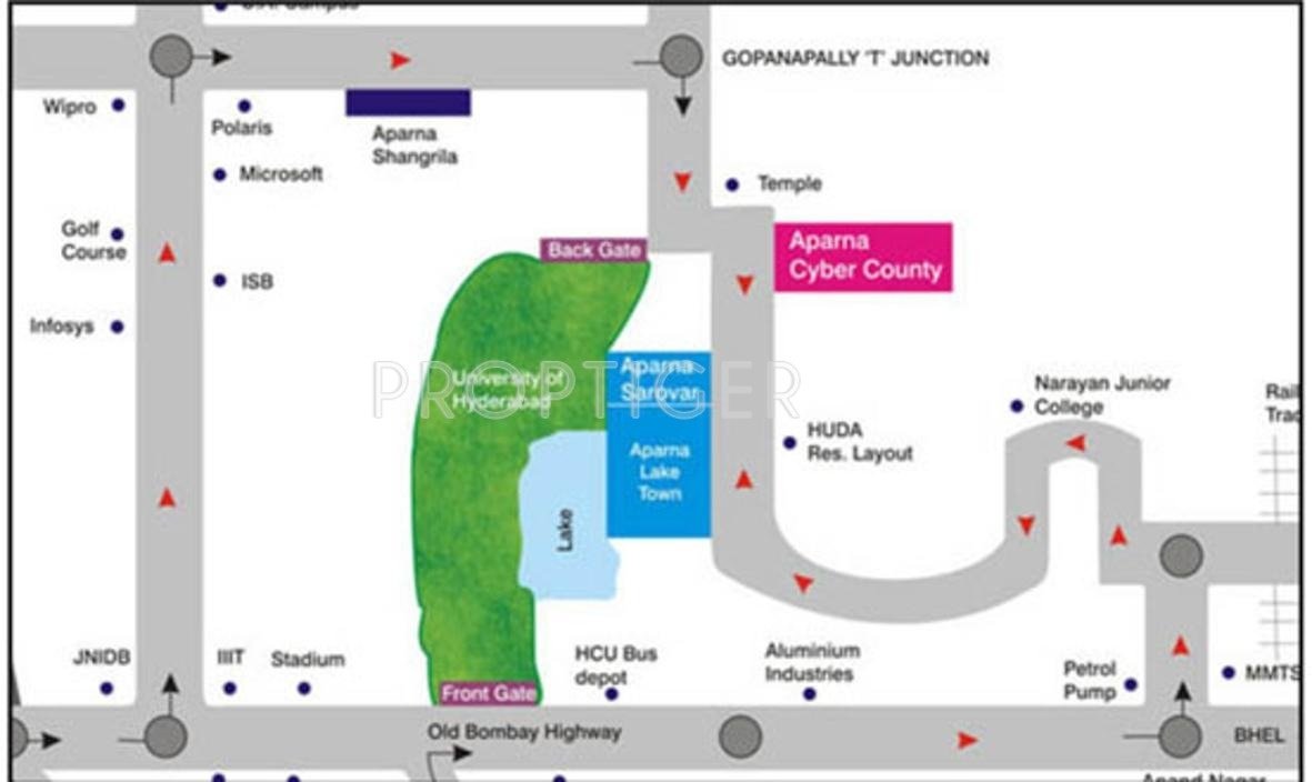 Images for Location Plan of Aparna Constructions Cyber County