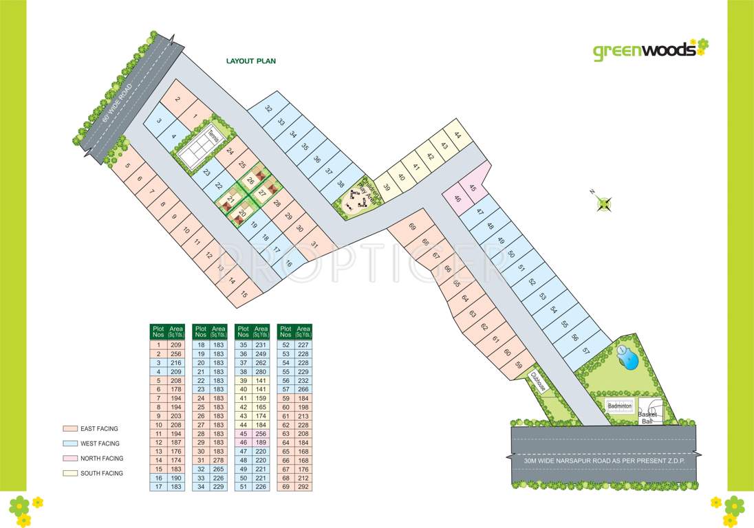 greenwoods Images for Layout Plan of Modi Greenwoods