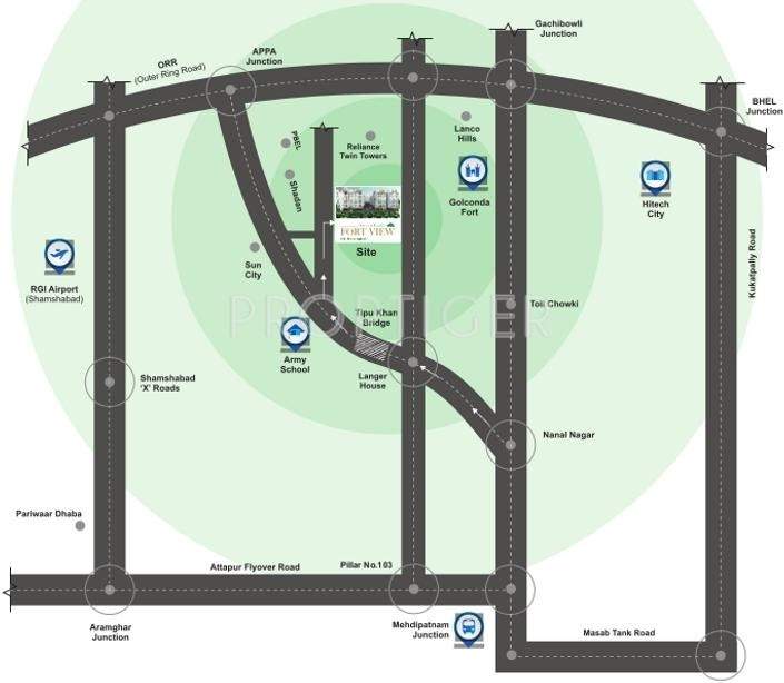 fort view Images for Location Plan of Green Fort View