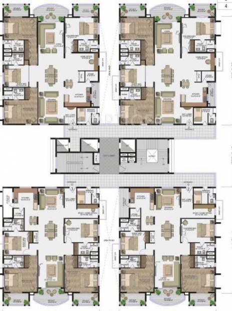  welkin-park Tower A Cluster Plan