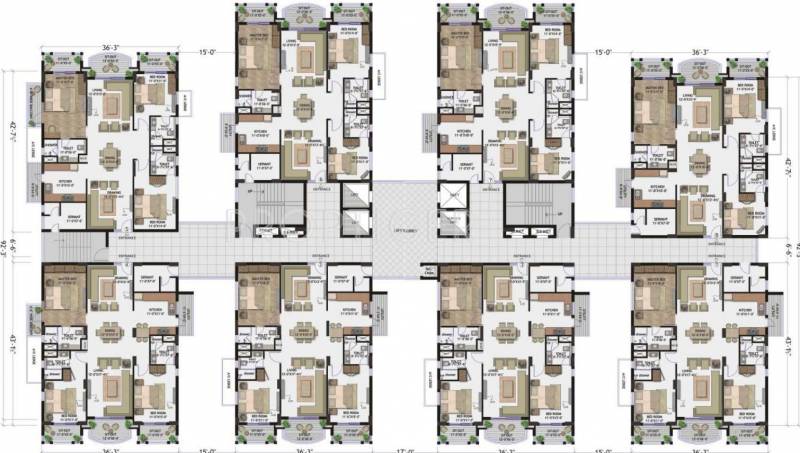  welkin-park Tower A Cluster Plan