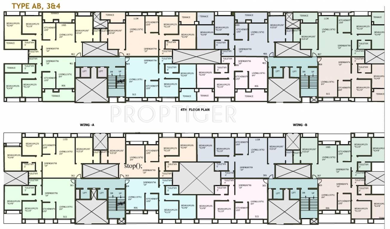 Images for Cluster Plan of National Meridian Apartments