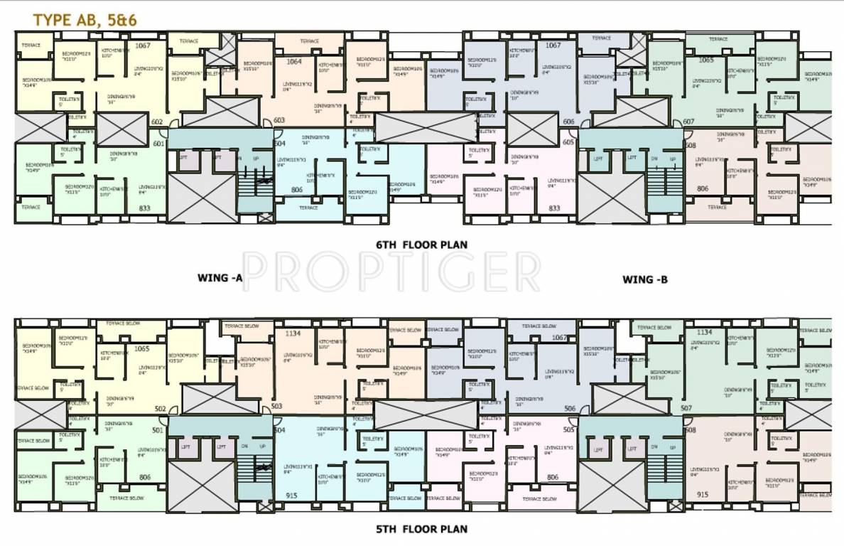 Images for Cluster Plan of National Meridian Apartments