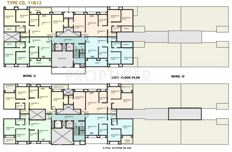 Images for Cluster Plan of National Meridian Apartments