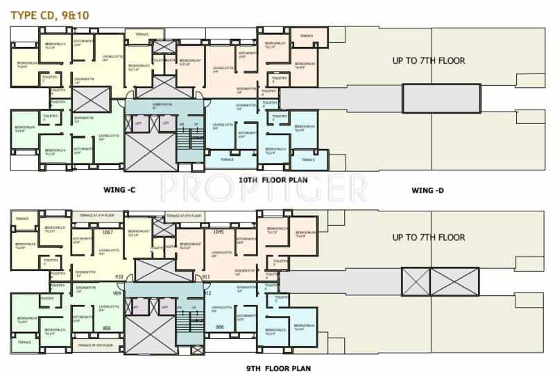 Images for Cluster Plan of National Meridian Apartments