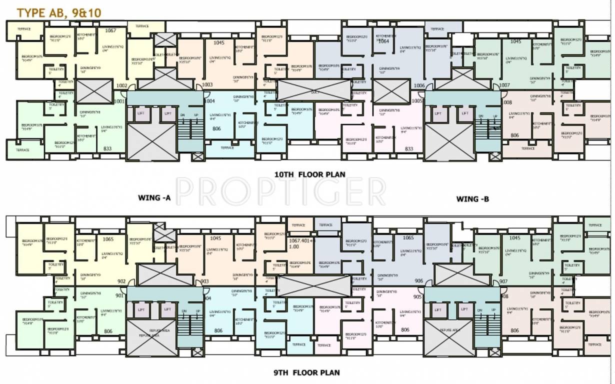 Images for Cluster Plan of National Meridian Apartments