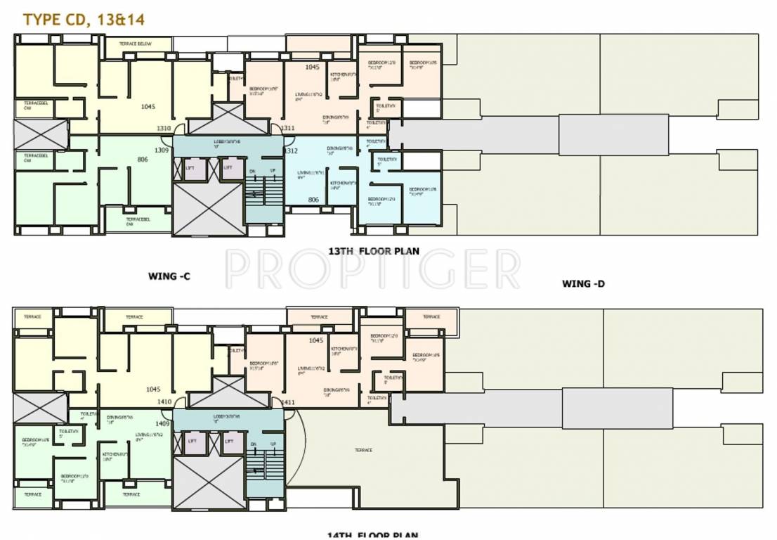 Images for Cluster Plan of National Meridian Apartments