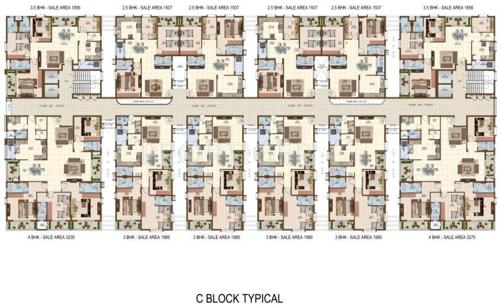  centrum Images for Cluster Plan of Indiabulls Infraestate Centrum