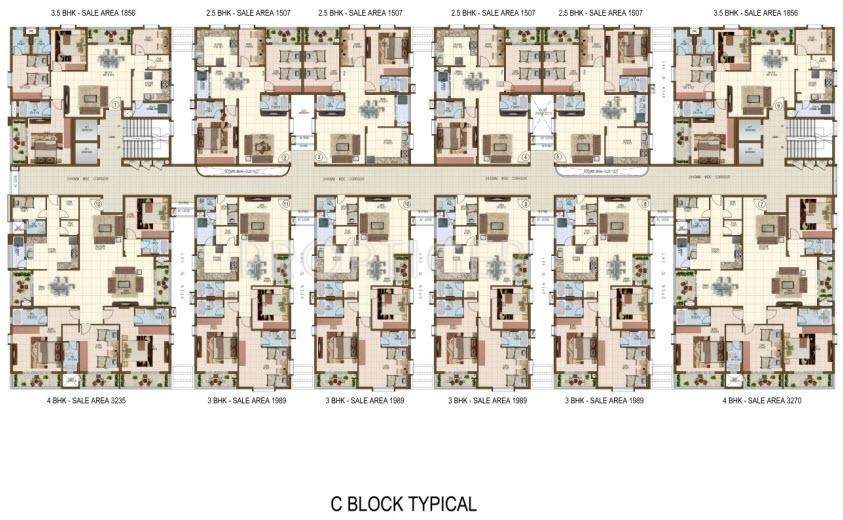  centrum Images for Cluster Plan of Indiabulls Infraestate Centrum