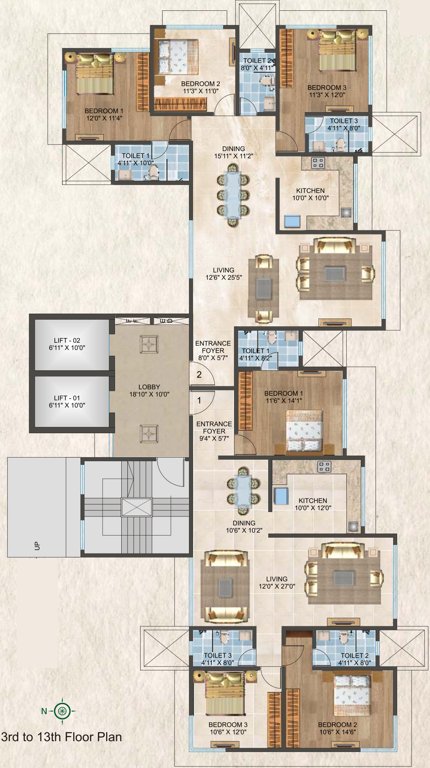 Images for Cluster Plan of Sabari Horizon