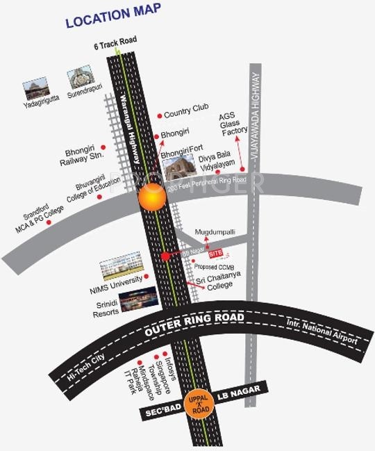 Images for Location Plan of Vardhan Nandanavanam