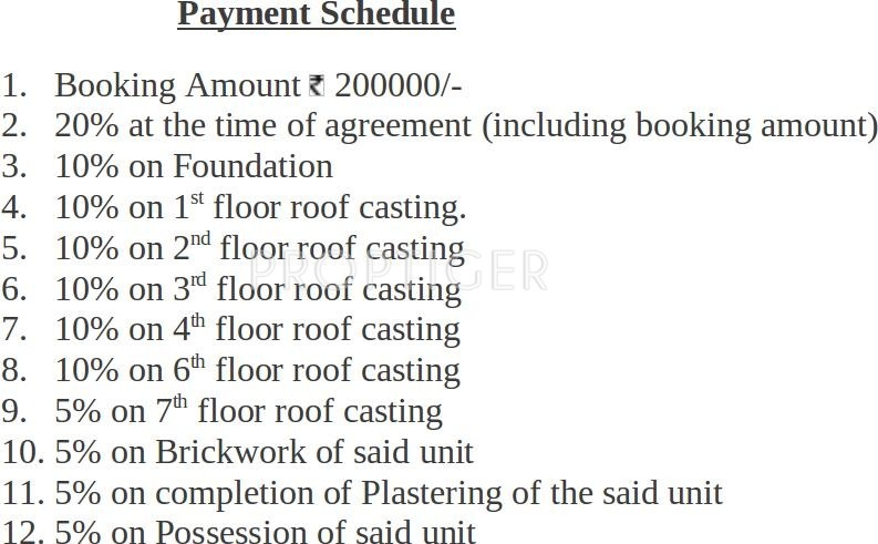 Images for Payment Plan of Rajat Group Windsor Payment Plan