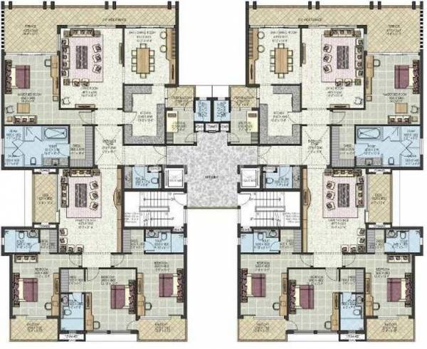 Images for Cluster Plan of Jaypee Augusta Town Home
