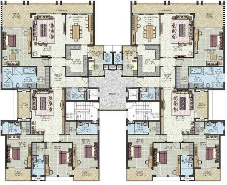 Images for Cluster Plan of Jaypee Augusta Town Home