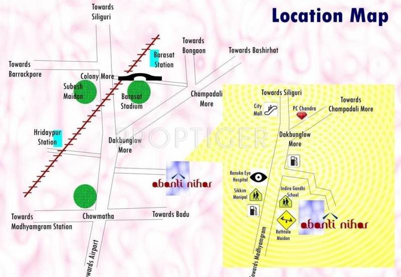 Images for Location Plan of Perfect Abanti Nihar