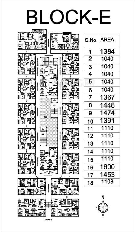 luxor apartments Images for Cluster Plan of Trishala Luxor Apartments