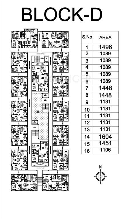 luxor apartments Images for Cluster Plan of Trishala Luxor Apartments