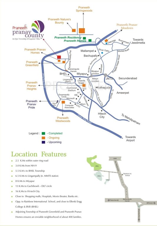 Images for Location Plan of Praneeth Pranav County