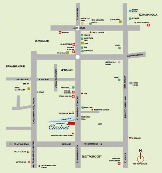  sattva-clarinet Location Plan