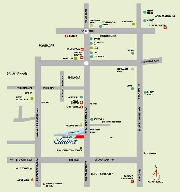  sattva clarinet Location Plan