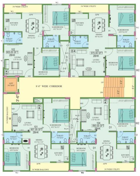Images for Cluster Plan of Kruthi Lake View Enclave
