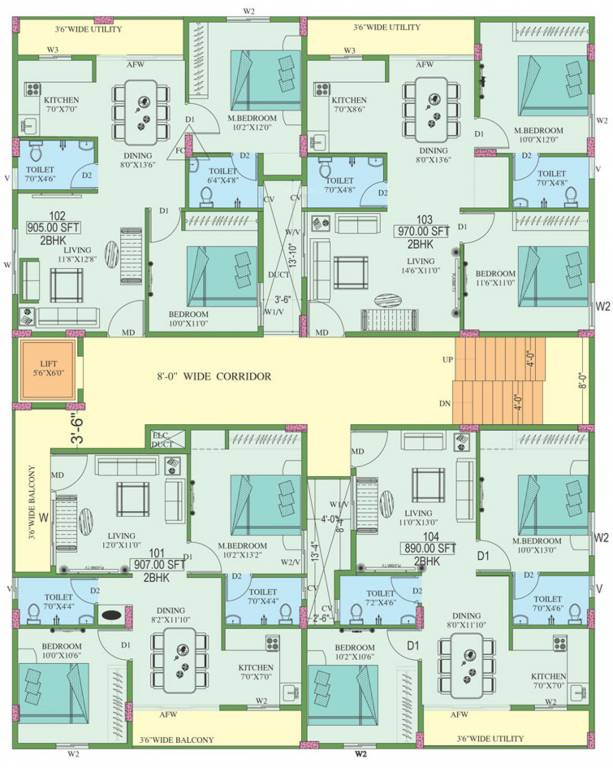 Images for Cluster Plan of Kruthi Lake View Enclave
