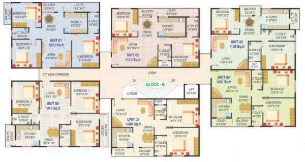  classic Tower A Cluster Plan