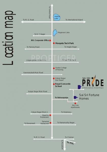 Terra Properties Sai Sri Pride Location Plan