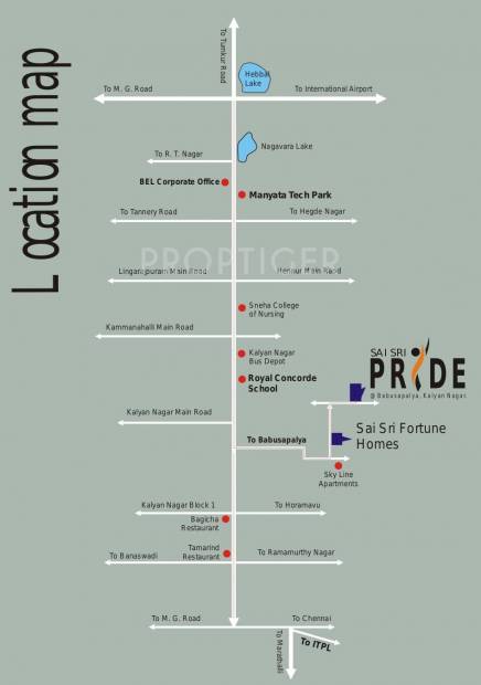Terra Properties Sai Sri Pride Location Plan