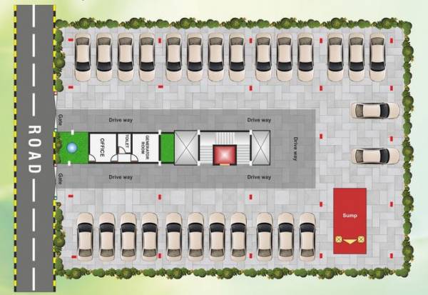  sai-residency Tower A Cluster Plan For Parking