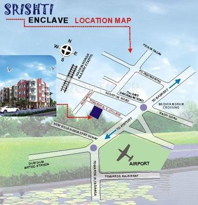  enclave Images for Location Plan of Srishti Developers Enclave