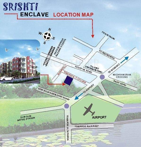 enclave Images for Location Plan of Srishti Developers Enclave