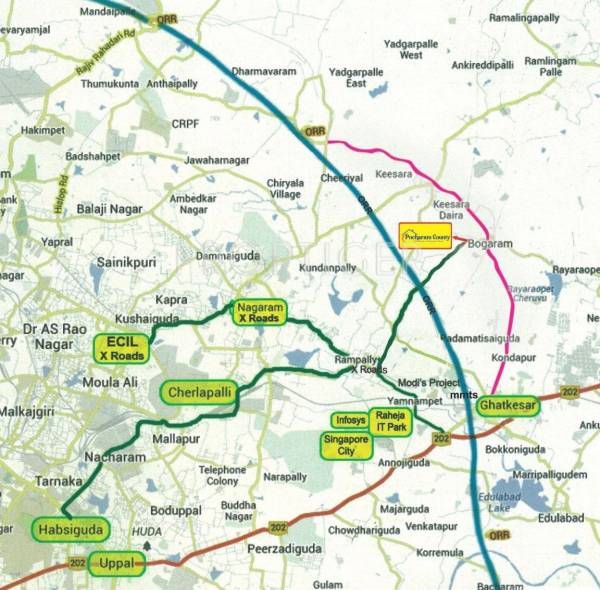 Images for Location Plan of Sandstone Pocharam County