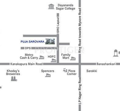 Images for Location Plan of Puja Sarovara Images for Location Plan of Puja Sarovara