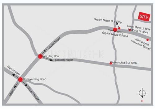 Images for Location Plan of Vaishnavi Narsimha Pleasure