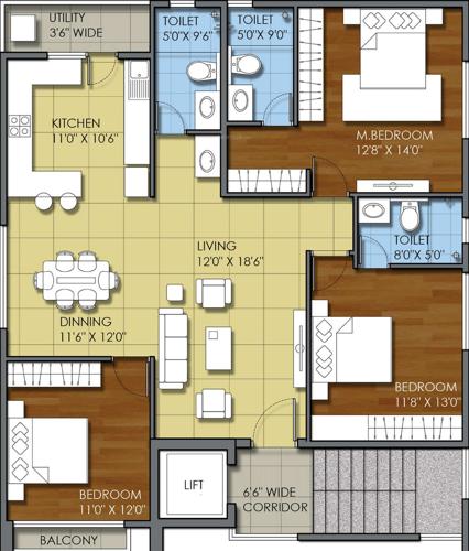 Images for Cluster Plan of Subha Venus Signature Images for Cluster Plan of Subha Venus Signature