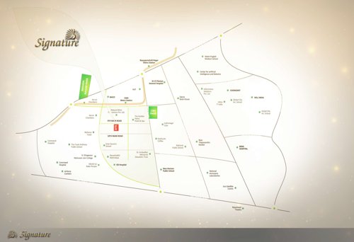 Images for Location Plan of Subha Venus Signature Images for Location Plan of Subha Venus Signature