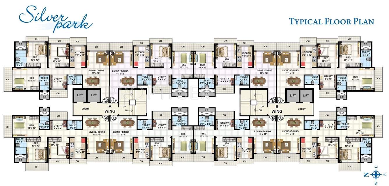 Images for Cluster Plan of Prabhav Silver Park