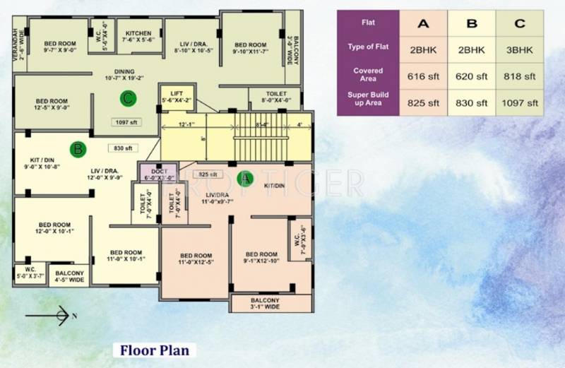 Images for Cluster Plan of 4Walls Sumangal Apartment