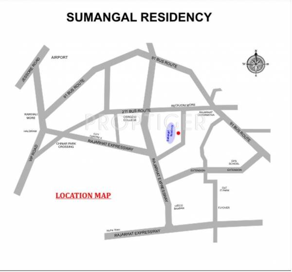 Images for Location Plan of 4Walls Sumangal Apartment
