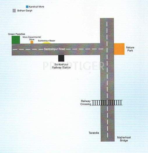 green paradise Images for Location Plan of JPK Enclave Pvt Ltd Green Paradise