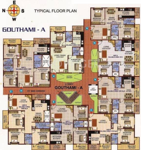 Images for Cluster Plan of Lakshmi Gouthami Comforts